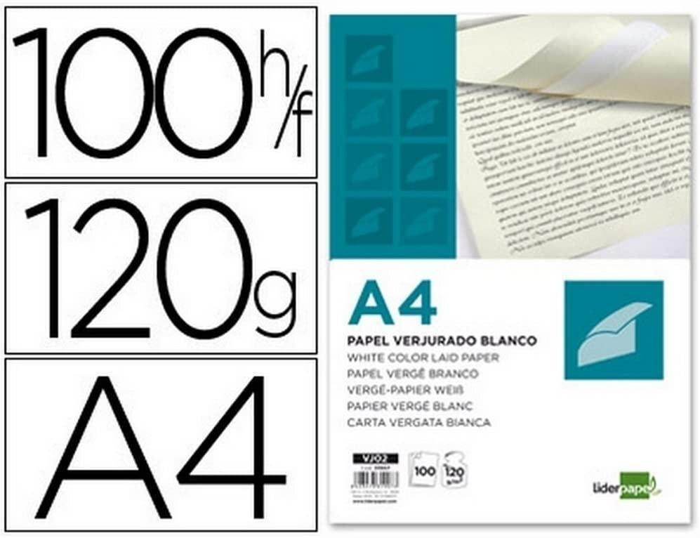Papel verjurado A4 120 gr 100 hojas