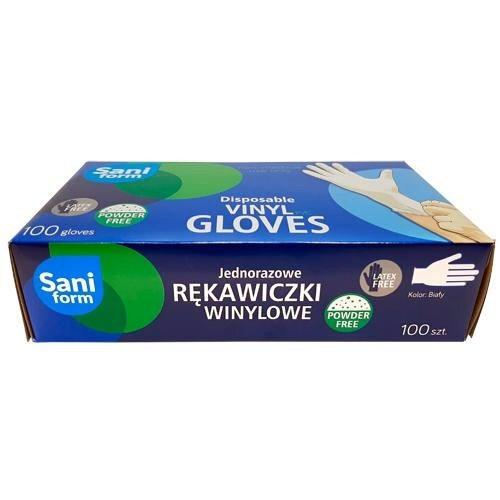 Guantes de nitrilo sin polvo caja de 100