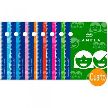 Cuaderno espiral cuarto 40 hojas