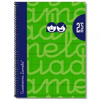 Cuaderno tapa extradura 4º 80 hojas 2,5 mm