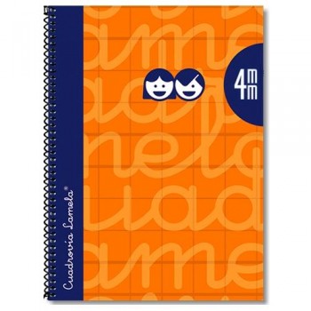 Cuaderno tapa extradura 4º 80 hojas 4 mm