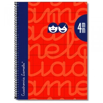 Cuaderno tapa extradura 4º 80 hojas 4 mm