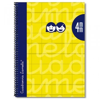 Cuaderno tapa extradura 4º 80 hojas 4 mm