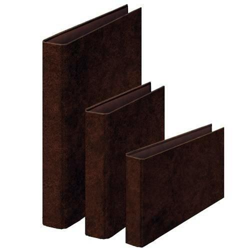 CARPETA DE ANILLAS CARTÓN CUERO