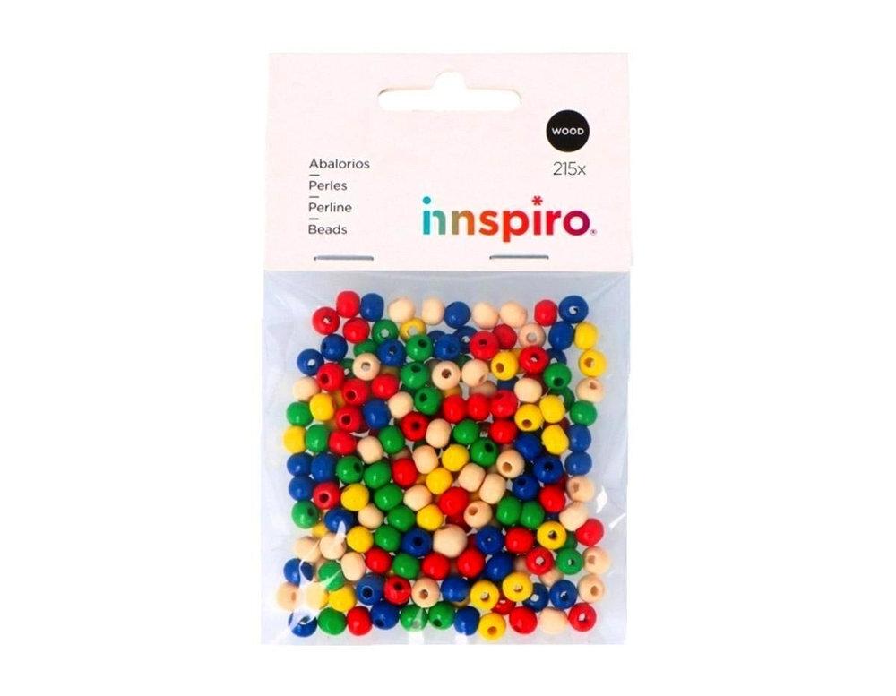 CUENTAS DE MADERA COLORES SURTIDOS