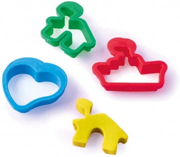 Cubo plastilina con moldes y herramientas