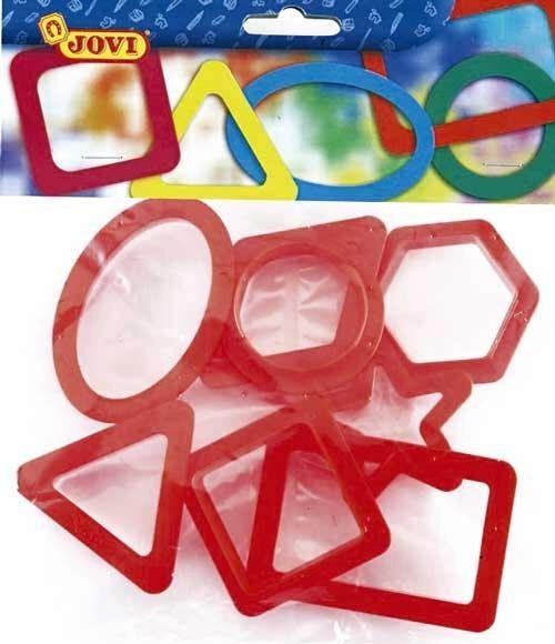 Moldes plastilina figuras geométricas 8 ud