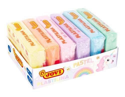 Plastilina pack colores pastel 50 gr 6 ud