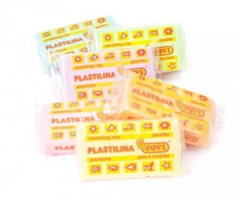 Plastilina pack colores pastel 50 gr 6 ud