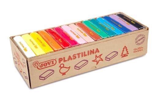 CAJA DE 15 UNIDADES PLASTILINA 350 GRAMOS