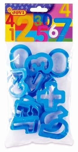 Moldes plastilina números 11 ud