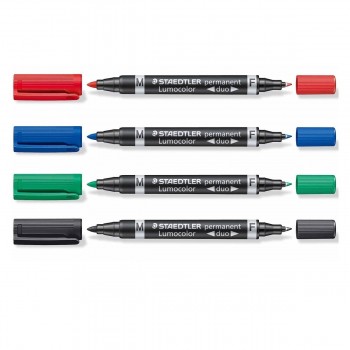 ROTULADOR PERMANENTE STAEDTLER LUMOCOLOR DUO
