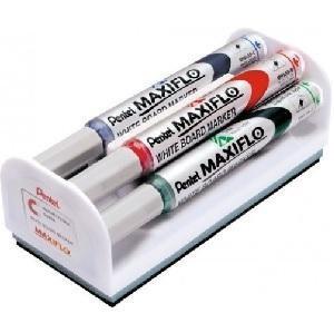 SET BORRADOR MAGNETICO CON 4 MAXIFLOS MWL5S EN NEGRO,ROJO,AZUL Y VERDE