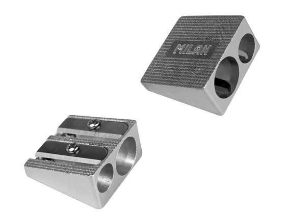SACAPUNTAS METALICO MILAN 2 USOS