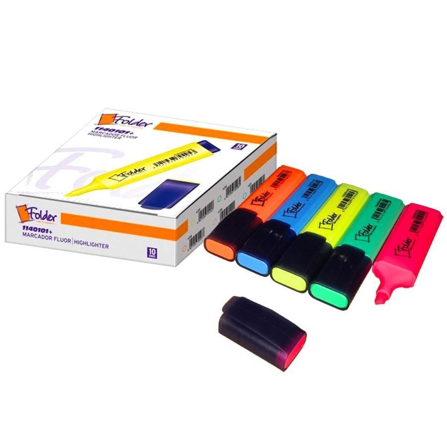 MARCADOR FLUORESCENTE FOLDER