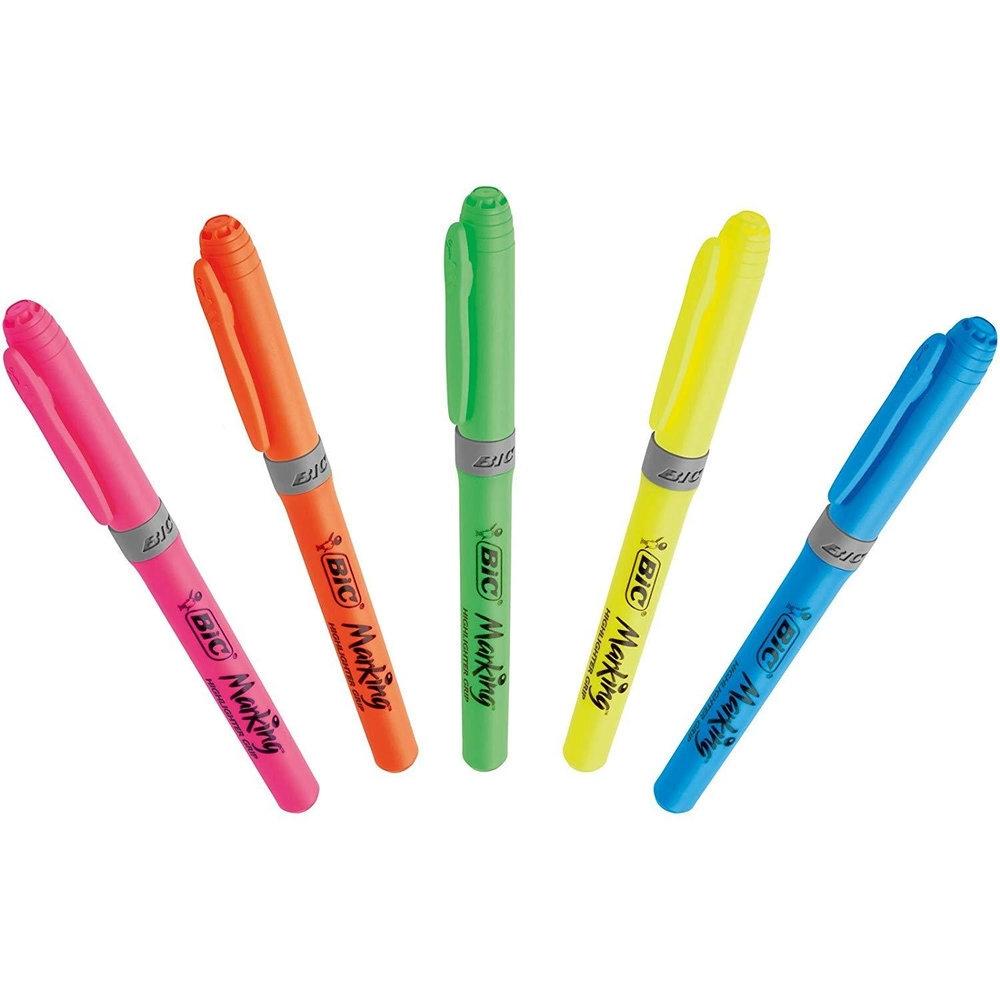 MARCADOR FLUORESCENTE BIC HIGHLIGHTER GRIP BISELADO