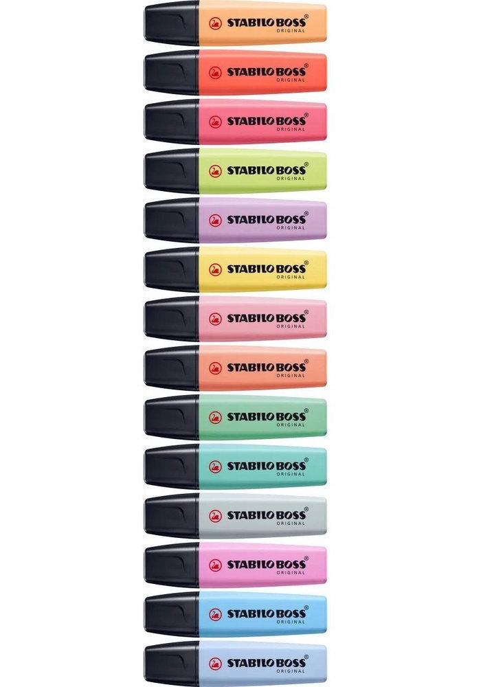 MARCADOR FLUORESCENTE STABILO BOSS PASTEL 2 - 5 mm