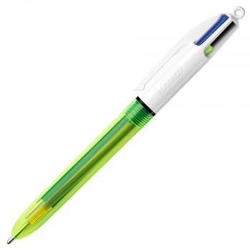 BOLÍGRAFO BIC 4 COLORES FLUO 1 - 1,6 mm