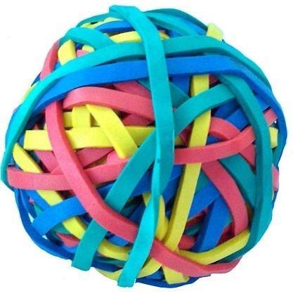 PELOTA DE GOMAS ELASTICAS 125GR