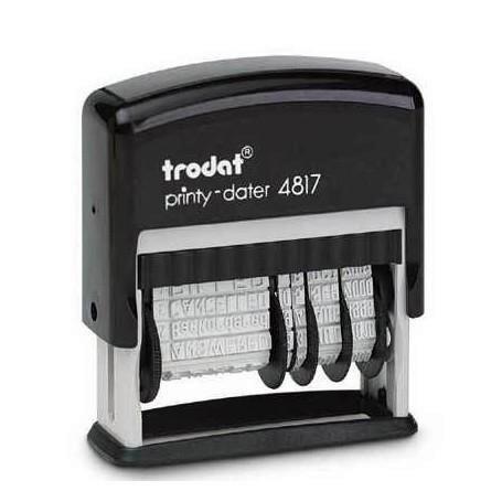 SELLO FORMULARIO MAS FECHADOR PRINTY 4817 CON 12 TEXTO COMERCIALES