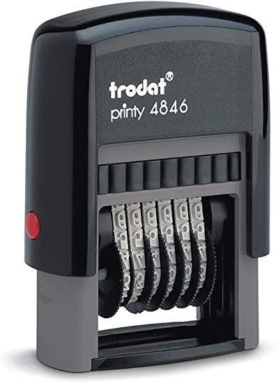SELLO NUMERADOR 6 BANDAS PRINTY AUTOMÁTICO 4 MM
