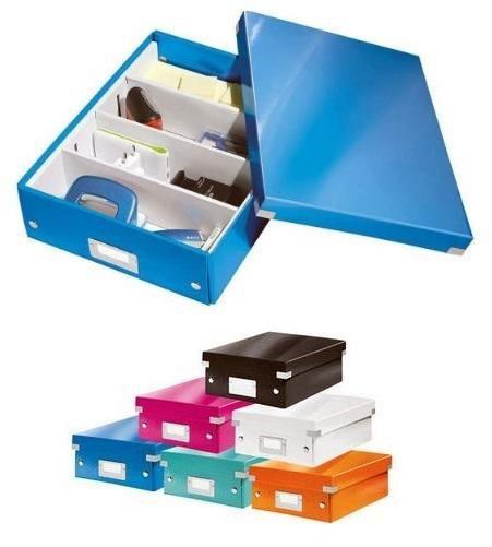 CAJA ORGANIZADORA MEDIANA LEITZ 280X100X370 MM CLICK & STORE