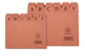INDICE SEPARADORES ALFABETICOS PARA FICHAS
