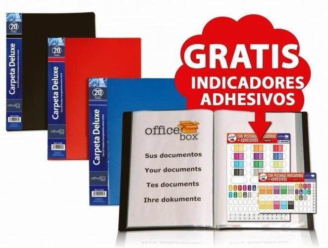 CARPETA DE 60 FUNDAS FLEXIBLES OFFICE BOX A4