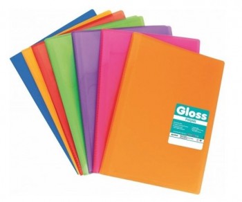 CARPETA POLIPLAS 20 FUNDAS FOLIO GLOSS GRAFOPLAS