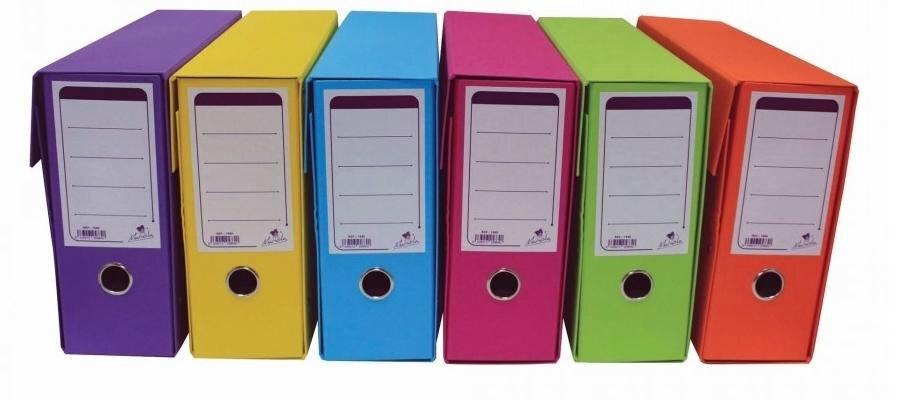 CAJA DE TRANSFERENCIA FOLIO CON OLLAO COLORES SURTIDOS