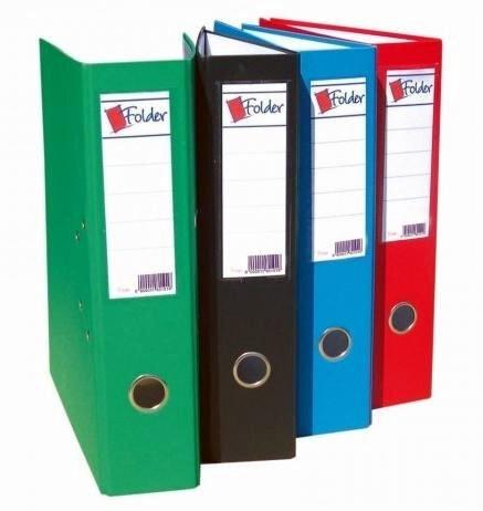 ARCHIVADOR FOLDER COLOR FOLIO LOMO ANCHO