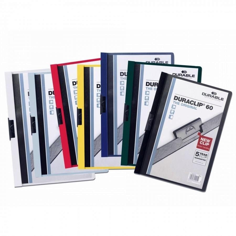 CARPETA DE PINZA DURACLIP A4 60 HOJAS