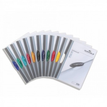 CARPETA DE PINZA SWINGCLIP TRANSPARENTE A4 30 HOJAS