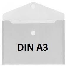 SOBRE OFFICE BOX CRISTAL CIERRE DE VELCRO A3 435X310 MM