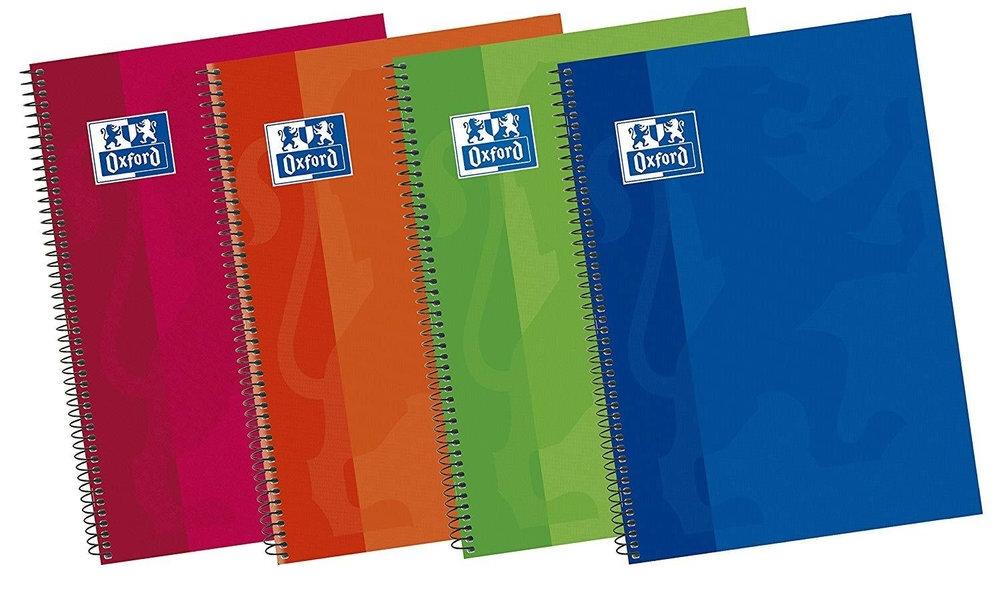 CUADERNO OXFORD FOLIO TAPA EXTRADURA 120 H EUROPEANBOOK 5 5X5
