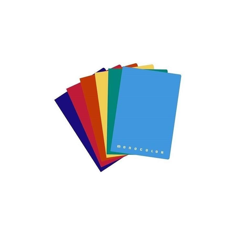 LIBRETA MONOCOLOR A-5 (CUARTO) TAPA CARTON 70GR