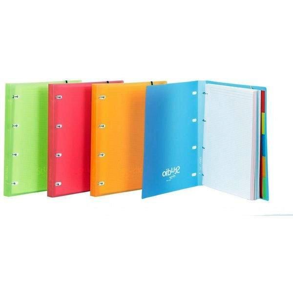 CARPETA ANILLAS PARDO STUDIO STYLE A4 SURTIDAS