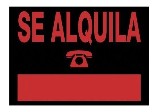CARTEL EN PVC SE ALQUILA