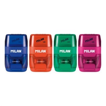 GOMA DE BORRAR Y SACAPUNTAS / AFILABORRA MILAN COMPACT