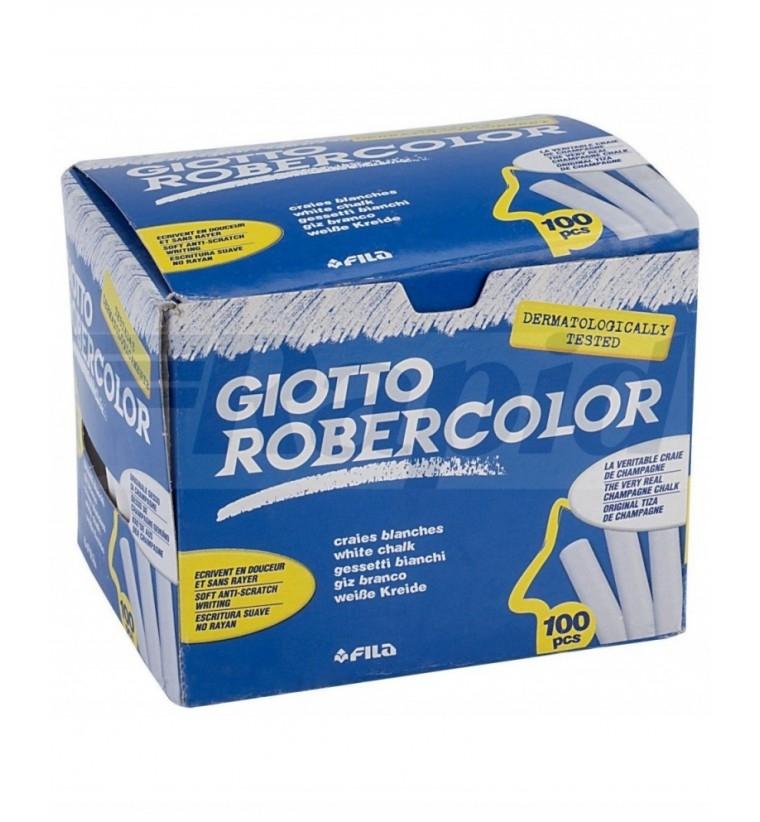 Giotto 538700 Robercolor Blackboard Chalk - White Box 10
