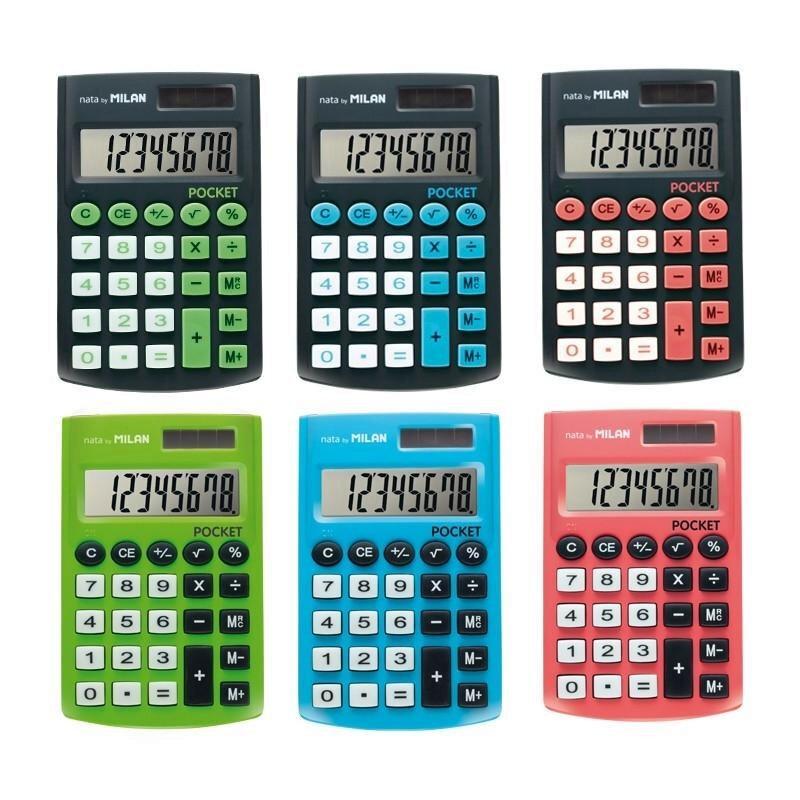 CALCULADORA POCKET TOUCH 8 DIGITOS MILAN