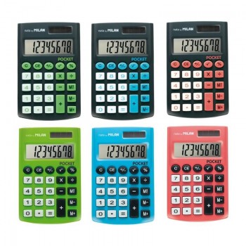 CALCULADORA POCKET TOUCH 8 DIGITOS MILAN