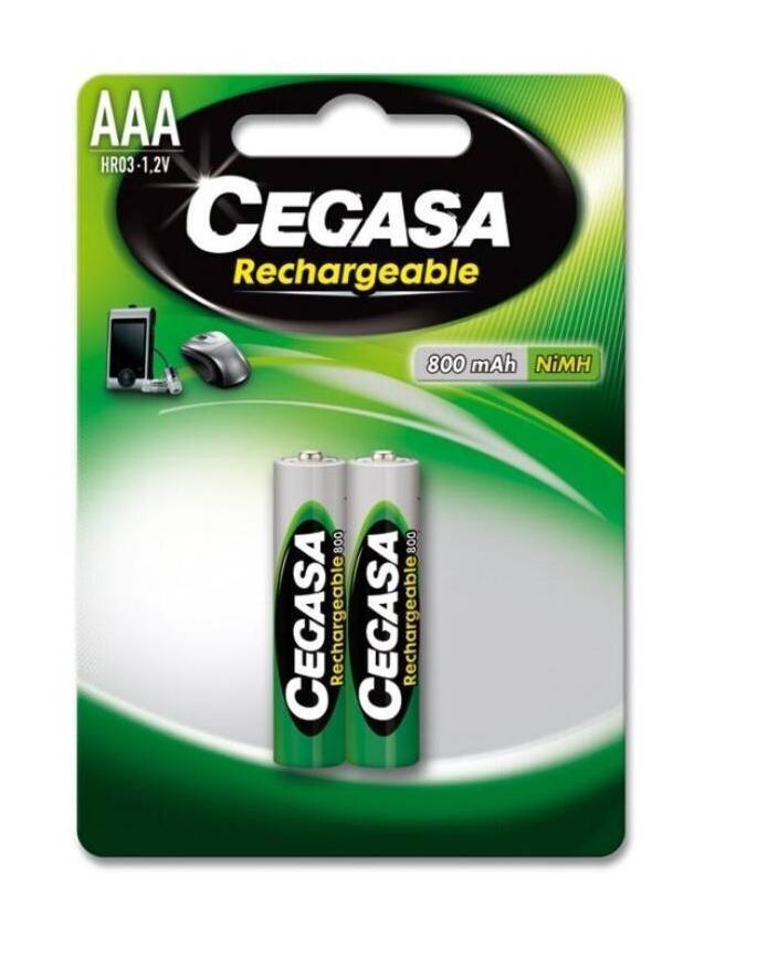 PILAS RECARGABLES LR-03 AAA 800 MHA 1,2V BLISTER 2 UNIDADES