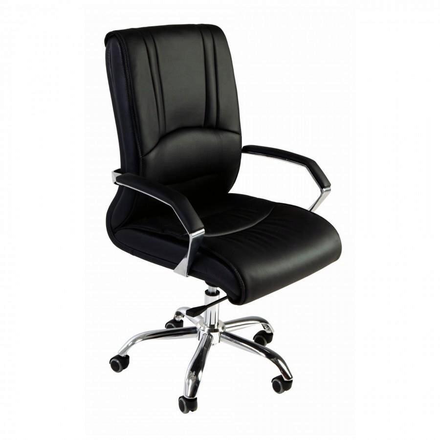 SILLON DIRECCION SIMILPIEL BASCULANTE BASE CROMADA