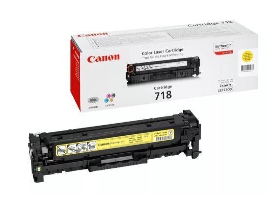 TONER CANON 718Y AMARILLO