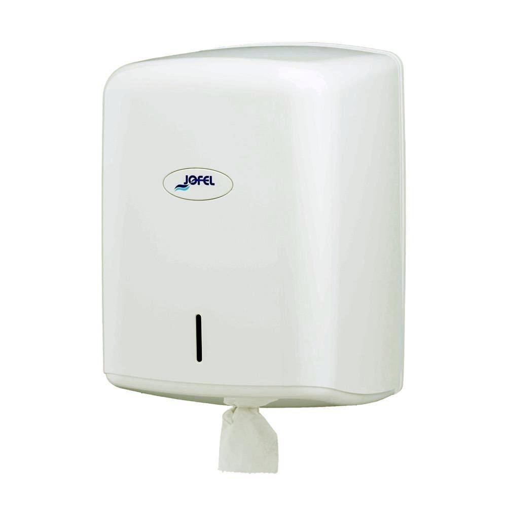 SECAMANOS DISPENSADOR BOBINA GRANDE COLOR BLANCO