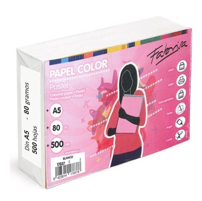 PAPEL MULTIFUNCION 500H A-5 80 G.(CUARTILLA)