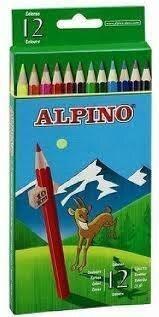 LAPICES ALPINO CAJA DE 12 UNIDADES
