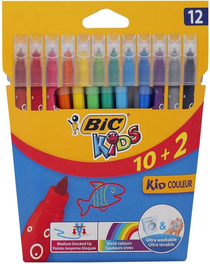 ROTULADORES ESCOLARES BIC CAJA 12 UNIDADES