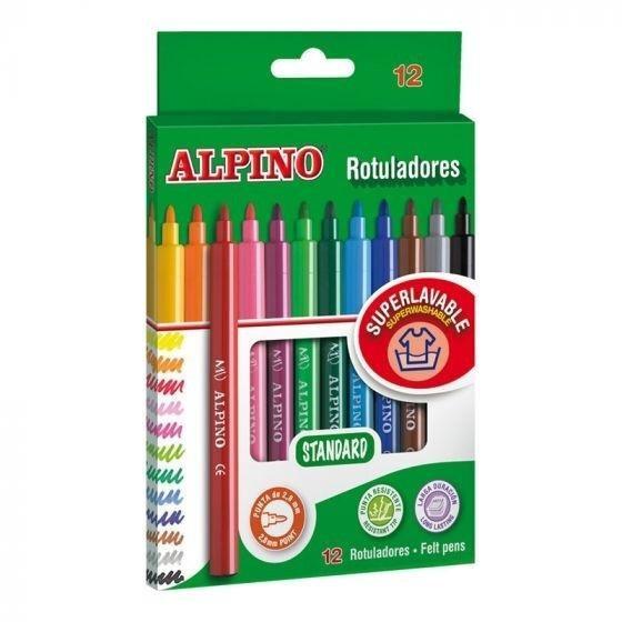 ROTULADORES ALPINO CAJA DE 12 UNIDADES
